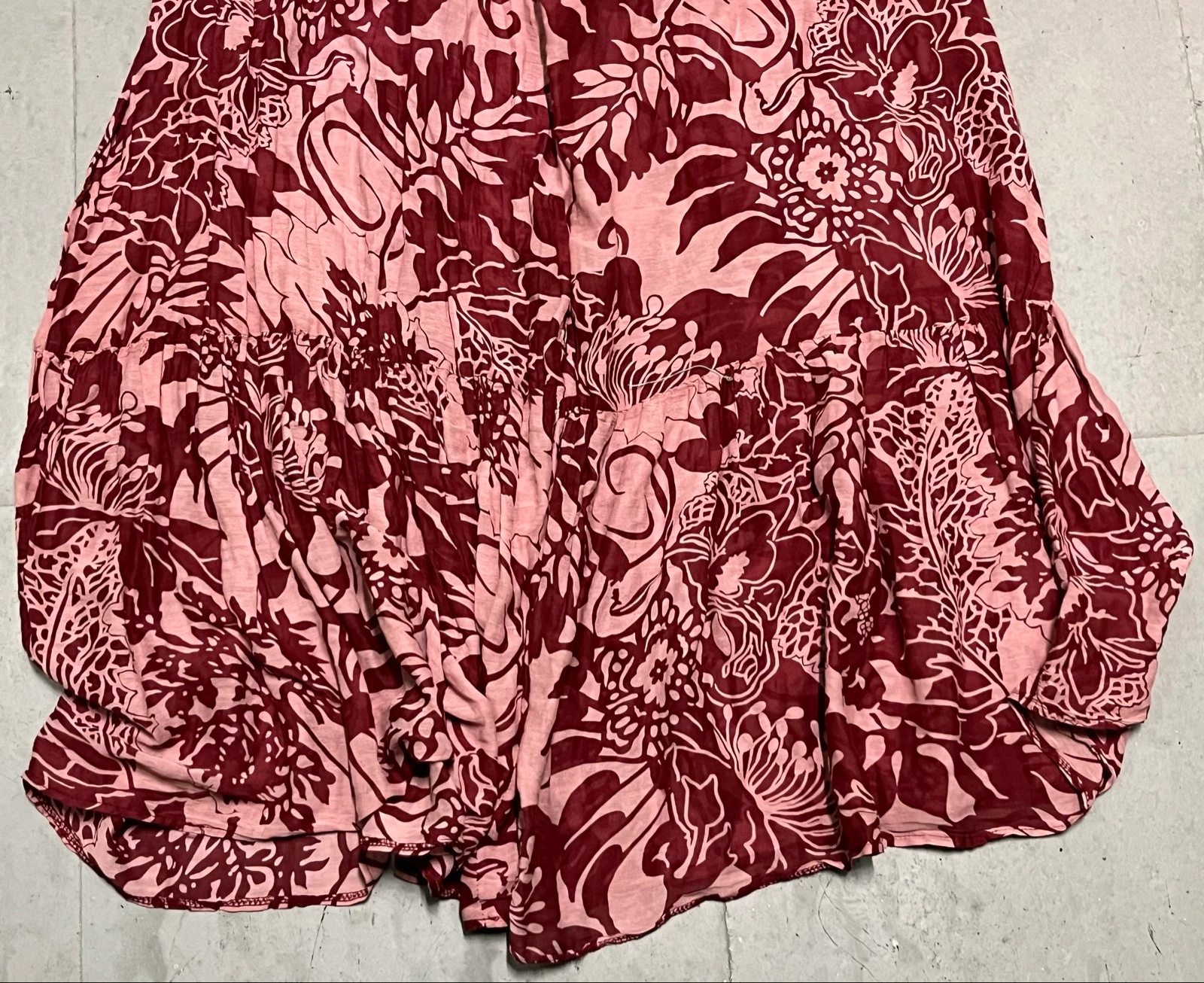 Saia de algodão e seda estampada – photo 8